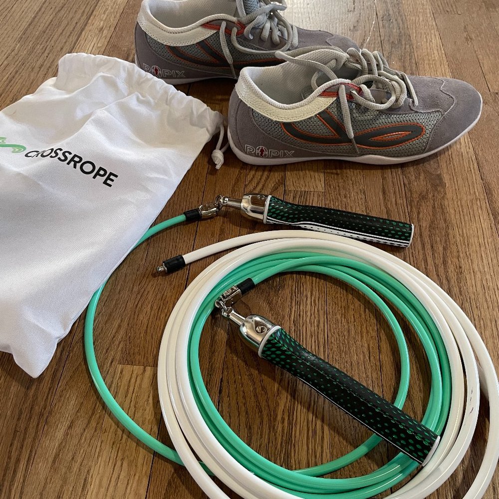 Crossrope Jump Rope Set And Ropix Jump Shoes - image 1